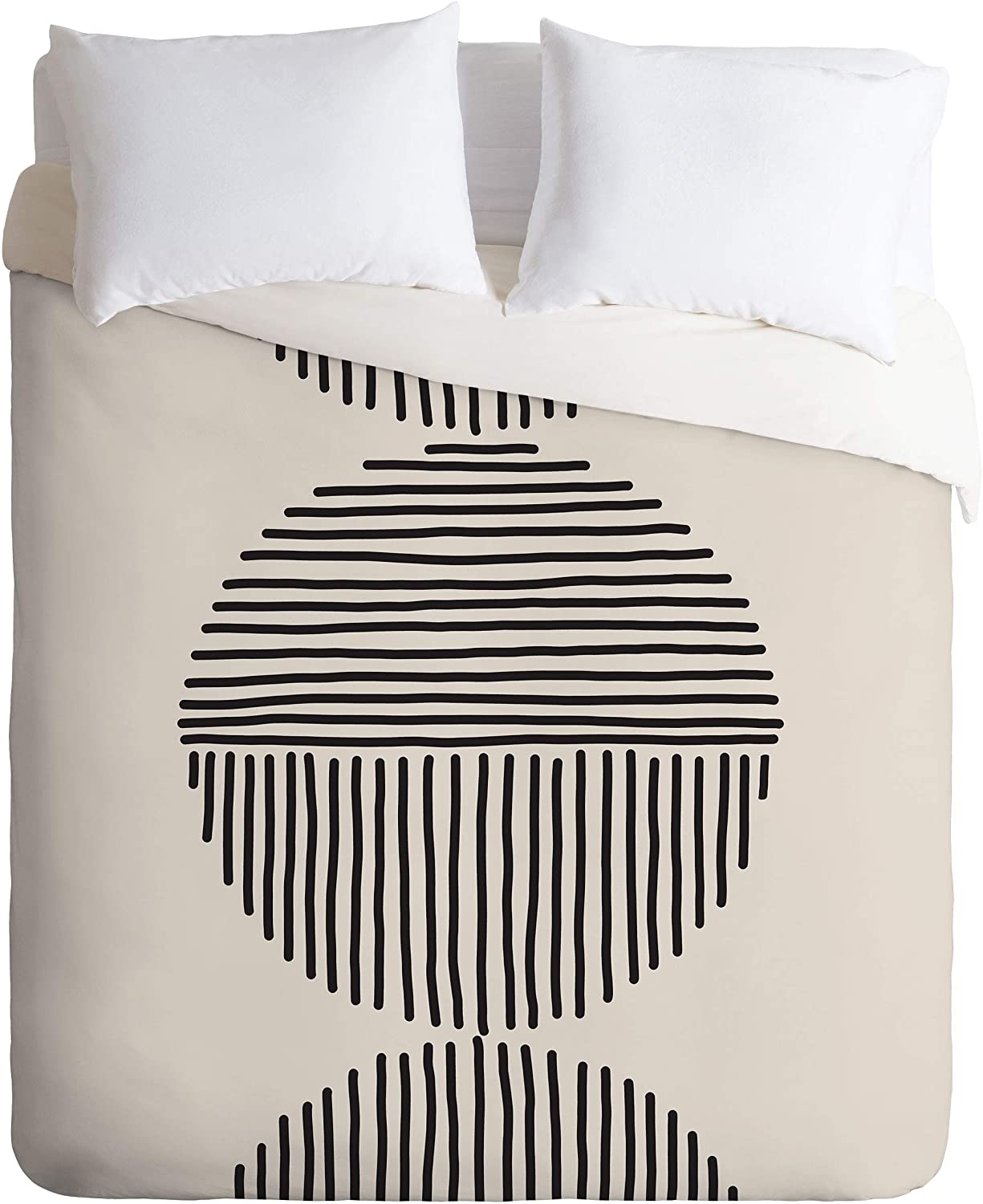 Price:$134.99 Urban Wild Studio Evening Lines Full/Queen Duvet Cover and 2 Pillow Shams Set, Multi : Home & Kitchen