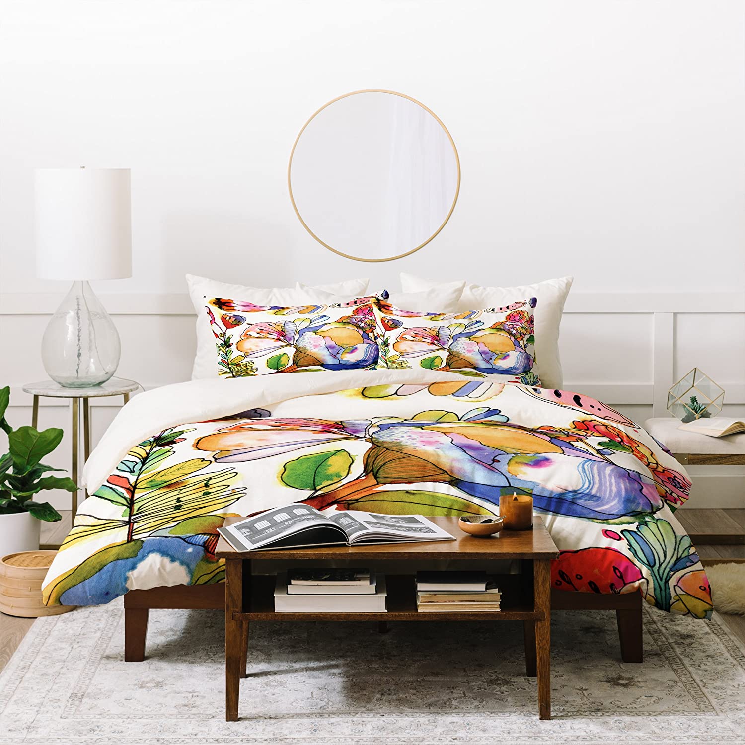 Price:$243.96 Designs Cayenablanca Blossom Pastel Duvet Set, 3 Piece : Home & Kitchen