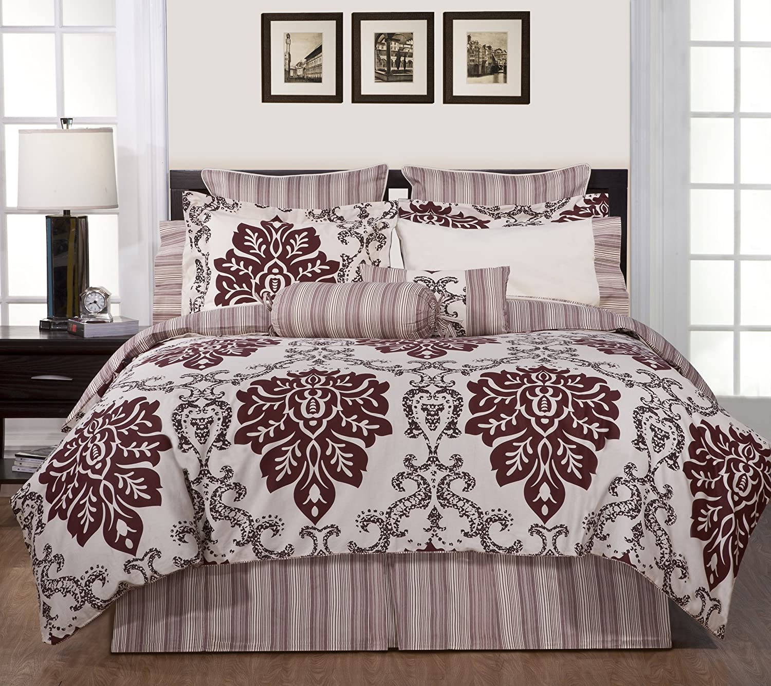 Price:$58.04 Printed 300 Terri Cotton 3-Piece Twin Extra Large Duvet Set, Country Ridge : Home & Kitchen