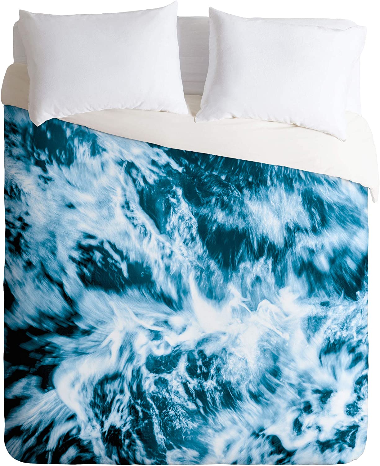 Price:$129.00 70414-dvwset Nature Magik Tropical Waves Duvet Set with Pillowcase(s), Twin/XL, Blue : Home & Kitchen