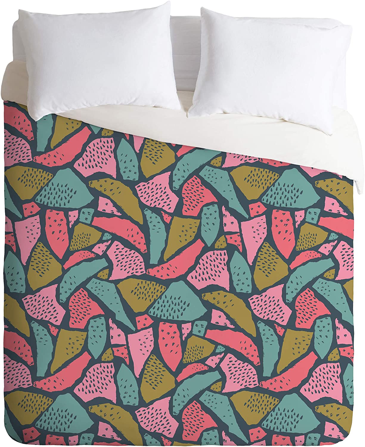 Price:$179.00 66026-dvqsek Studio Maluda Pieces Duvet Set with Pillowcase(s), King, Pink : Home & Kitchen