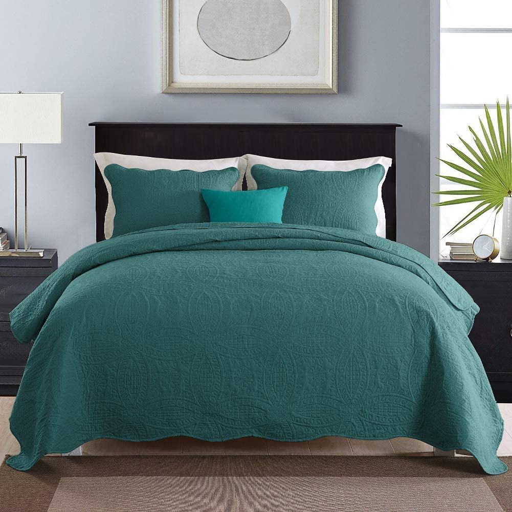 Price:$13.99 Bedding Duvet Cover Set 3 Piece Luxury Microfiber Down Comforter Quilt Cover with Zipper Closure : Home & Kitchen