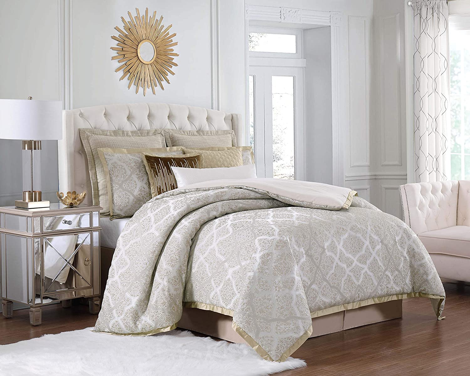 Price:$271.80 Paloma Queen 4 Piece Duvet Cover Set : Home & Kitchen