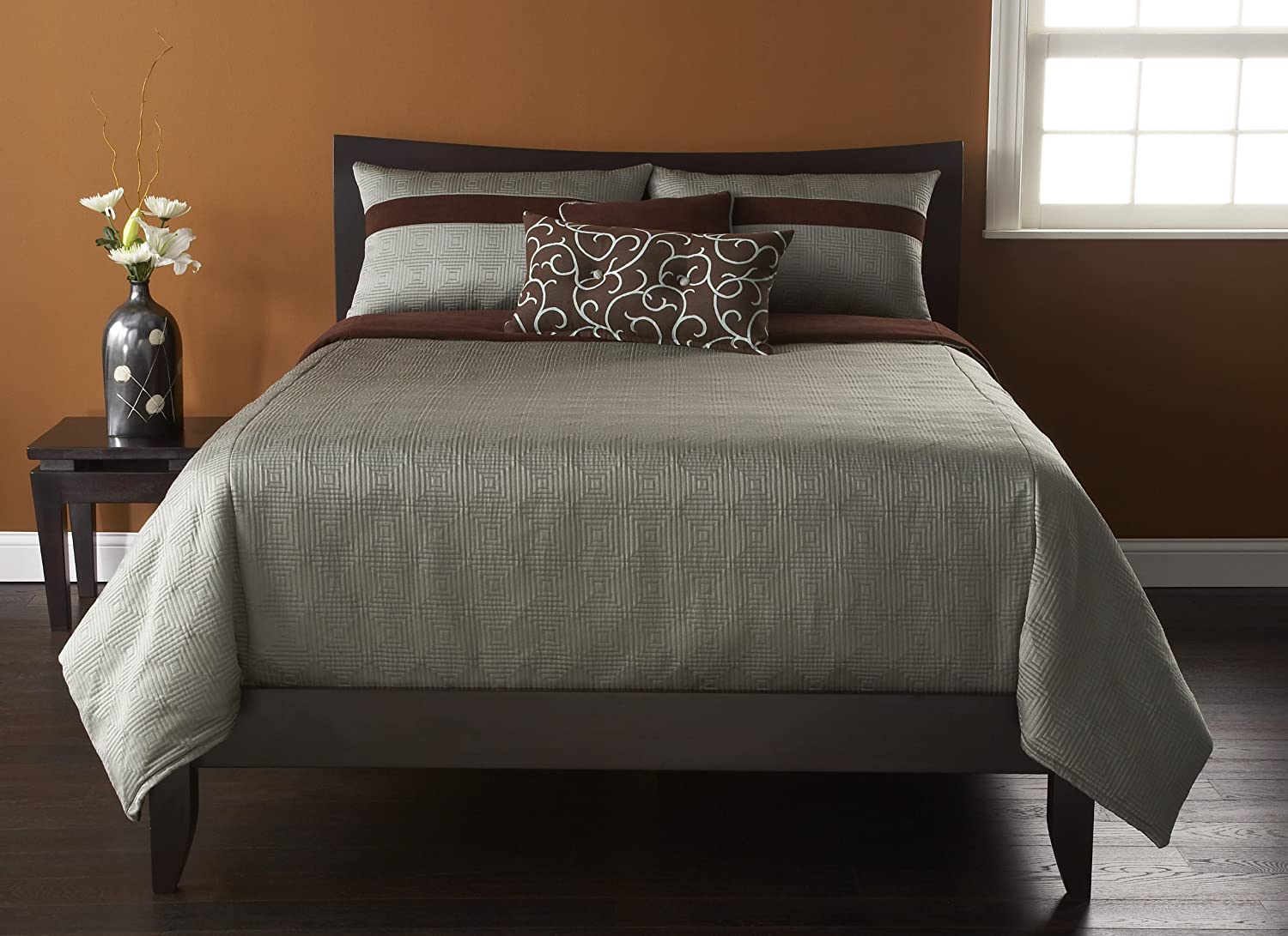Price:$376.27 Manganese 6-Piece Duvet Set, Full : Home & Kitchen