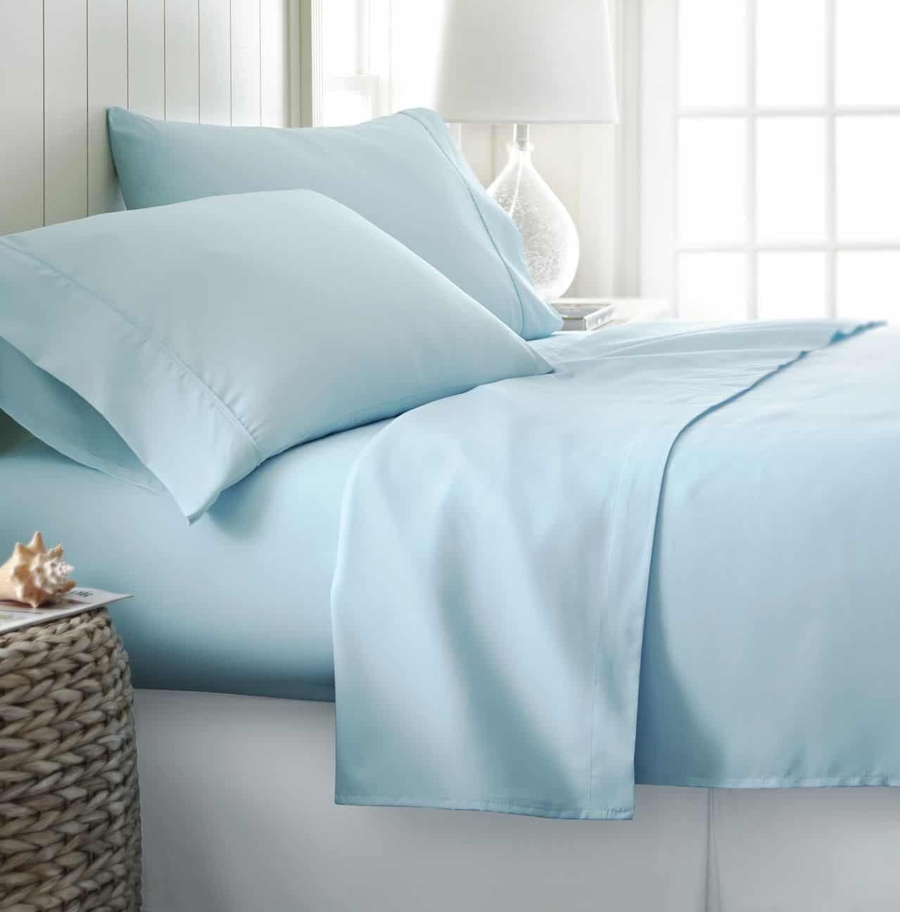 Price:$23.20 Soft Ultra Soft 4 Piece Sheet Set, Full, Aqua : Home & Kitchen