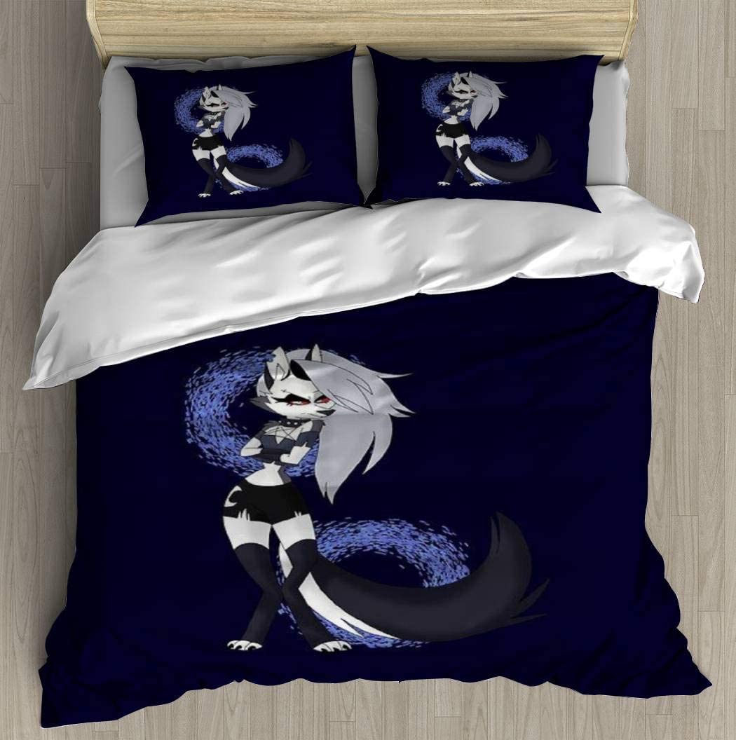 Price:$98.98 Loona from Helluva Boss Bedding Duvet Cover Set, Soft Durable Decor Bedding Set with Pillow Cases, King Size Gift for Teenagers and Adults : Home & Kitchen