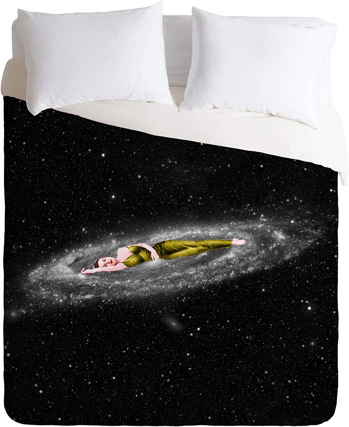 Price:$149.00 69930-dvwseq Julia Walck Midnight Sky Duvet Set with Pillowcase(s), Queen/Full, Black : Home & Kitchen