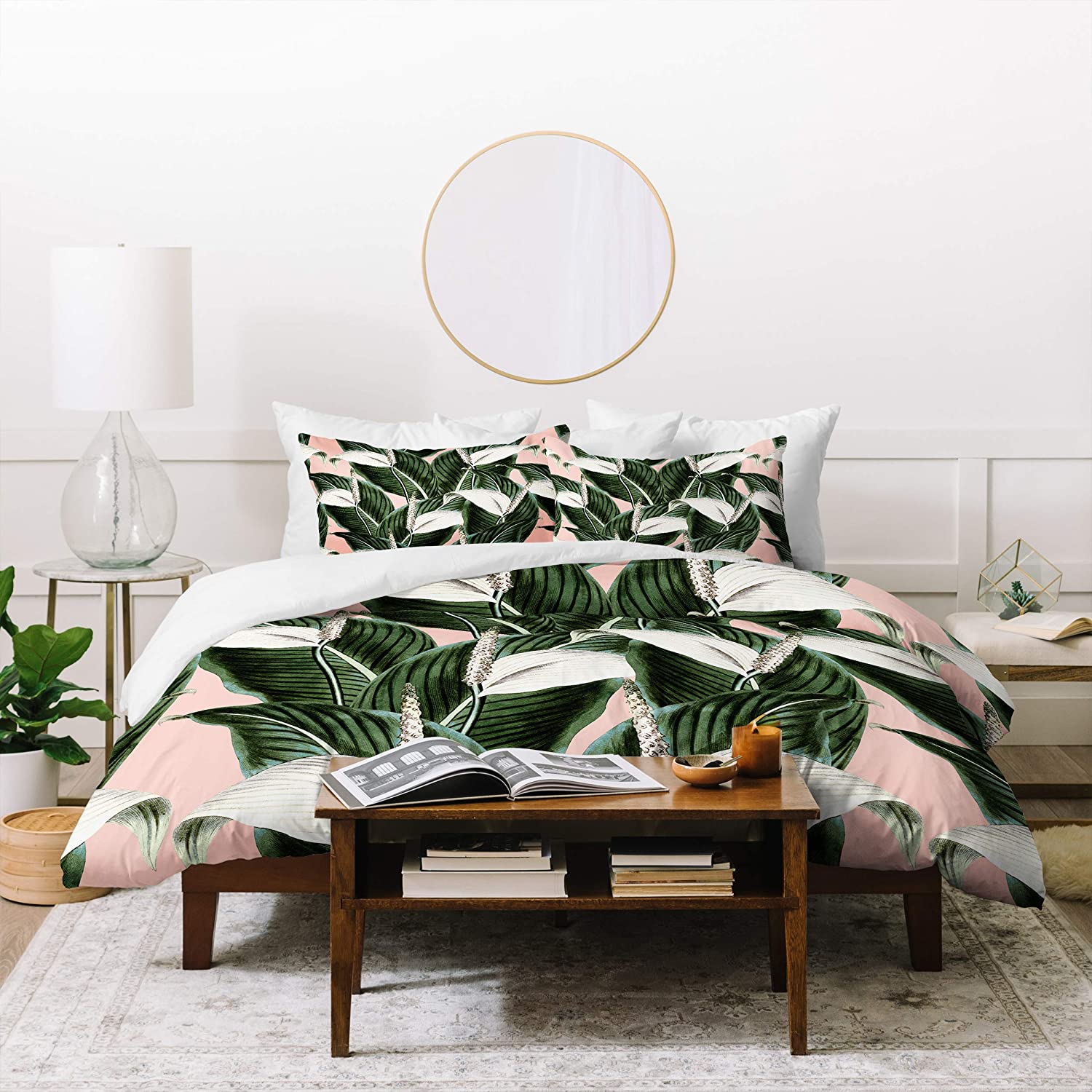 Price:$111.51 Designs Marta Barragan Camarasa Sweet Floral Desert Duvet Set with Two Pillow Shams, King, Green : Everything Else