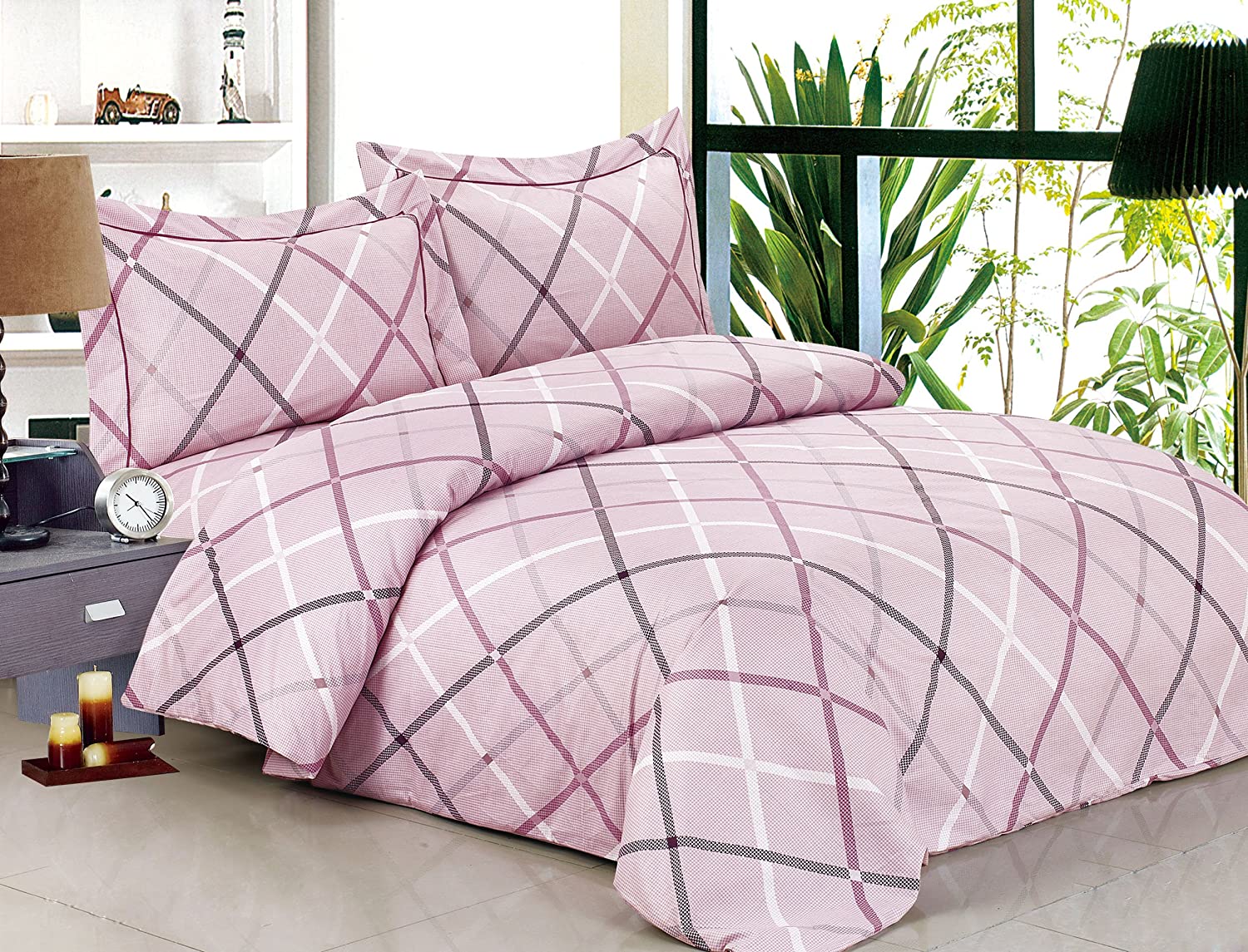 Price:$149.00 Linen French Triangle Soft Collection 6 Full Duvet Set, 54" : Home & Kitchen