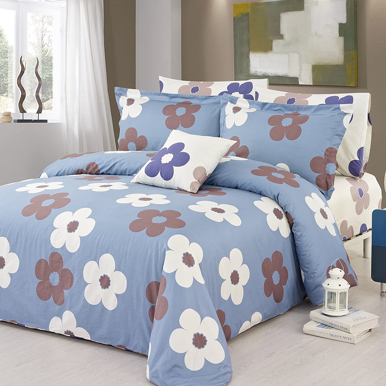 Price:$94.20 HOME Isabelle Duvet Cover Set Queen : Home & Kitchen