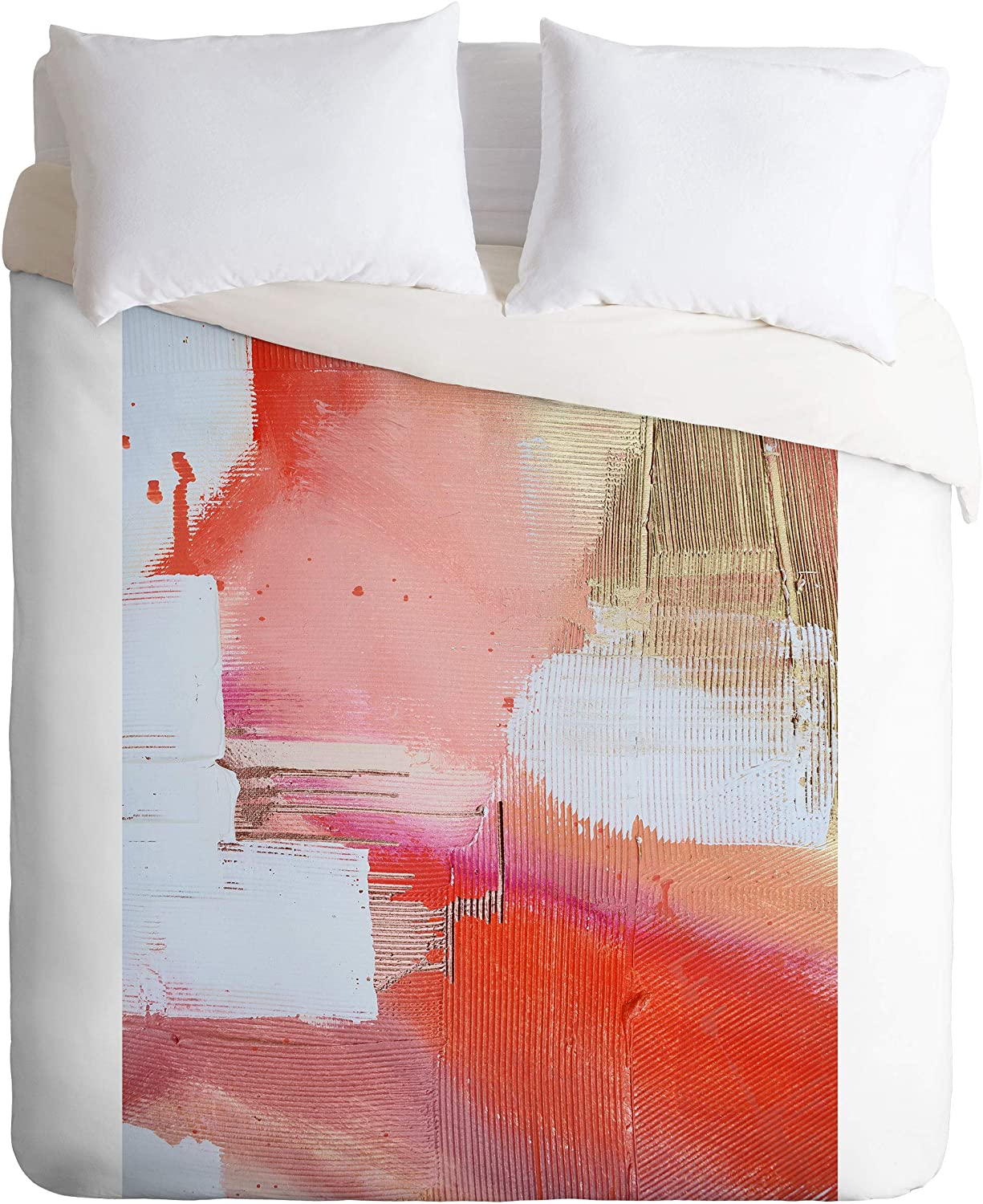 Price:$141.95 Alyssa Hamilton Moving Mountains 2 Full/Queen Duvet Cover and 2 Pillow Shams Set, Multi : Home & Kitchen