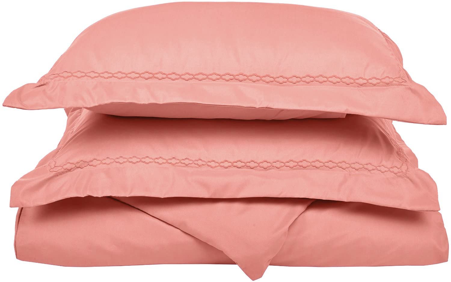 Price:$37.79 Super Soft Light Weight, 100Percent Brushed Microfiber, King/California King, Wrinkle Resistant, Blossom Duvet Cover Set with Cloud Embroidered Pillowshams in Gift Box : Home & Kitchen