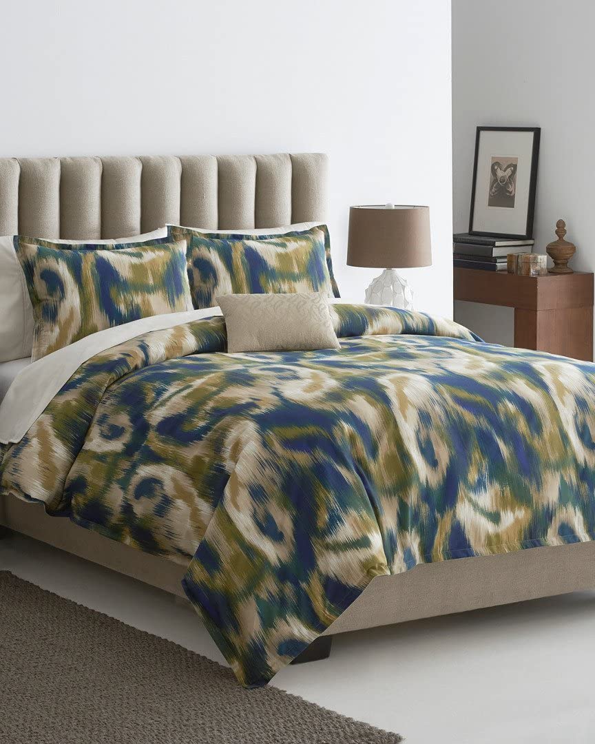Price:$56.90 Ikat Paisley 4-Piece Duvet Set, Queen : Home & Kitchen