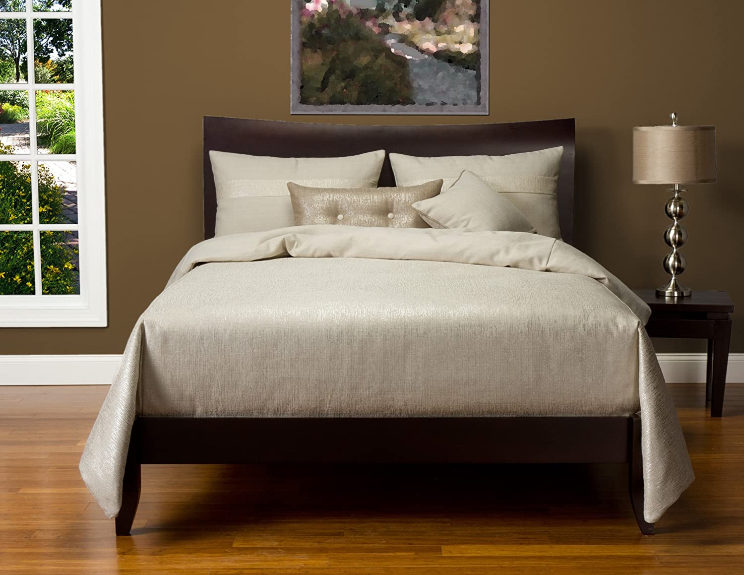 Price:$563.13 6-Piece Sparkly Pearl Duvet Set, King : Home & Kitchen