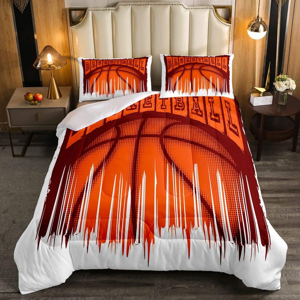 Price:$47.55 Pattern Design Comforter Sports Theme Bedding Set Gift for Player Comforter Set for Boys Girls Children Teens Bed Room Duvet Set Full Size : Home & Kitchen