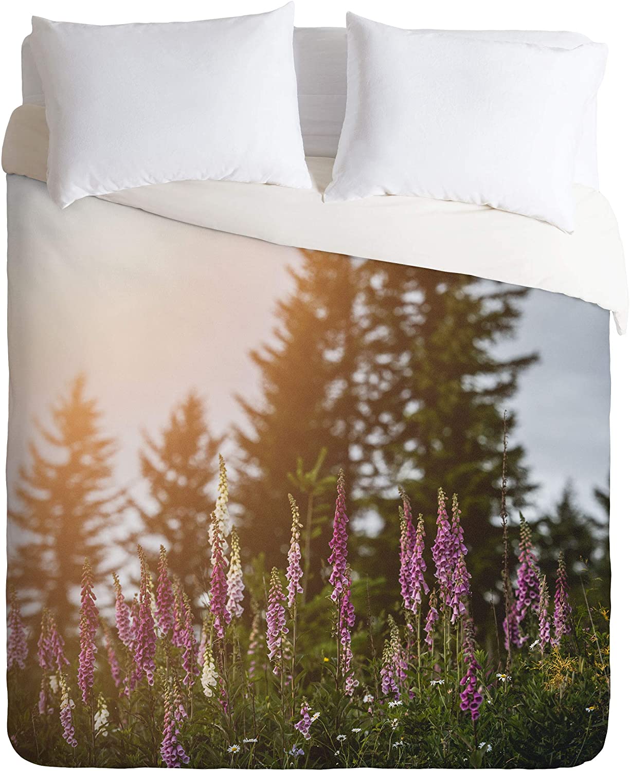 Price:$179.00 70427-dvqsek Nature Magik Wildflower Summer Adventure Duvet Set with Pillowcase(s), King, Green : Home & Kitchen