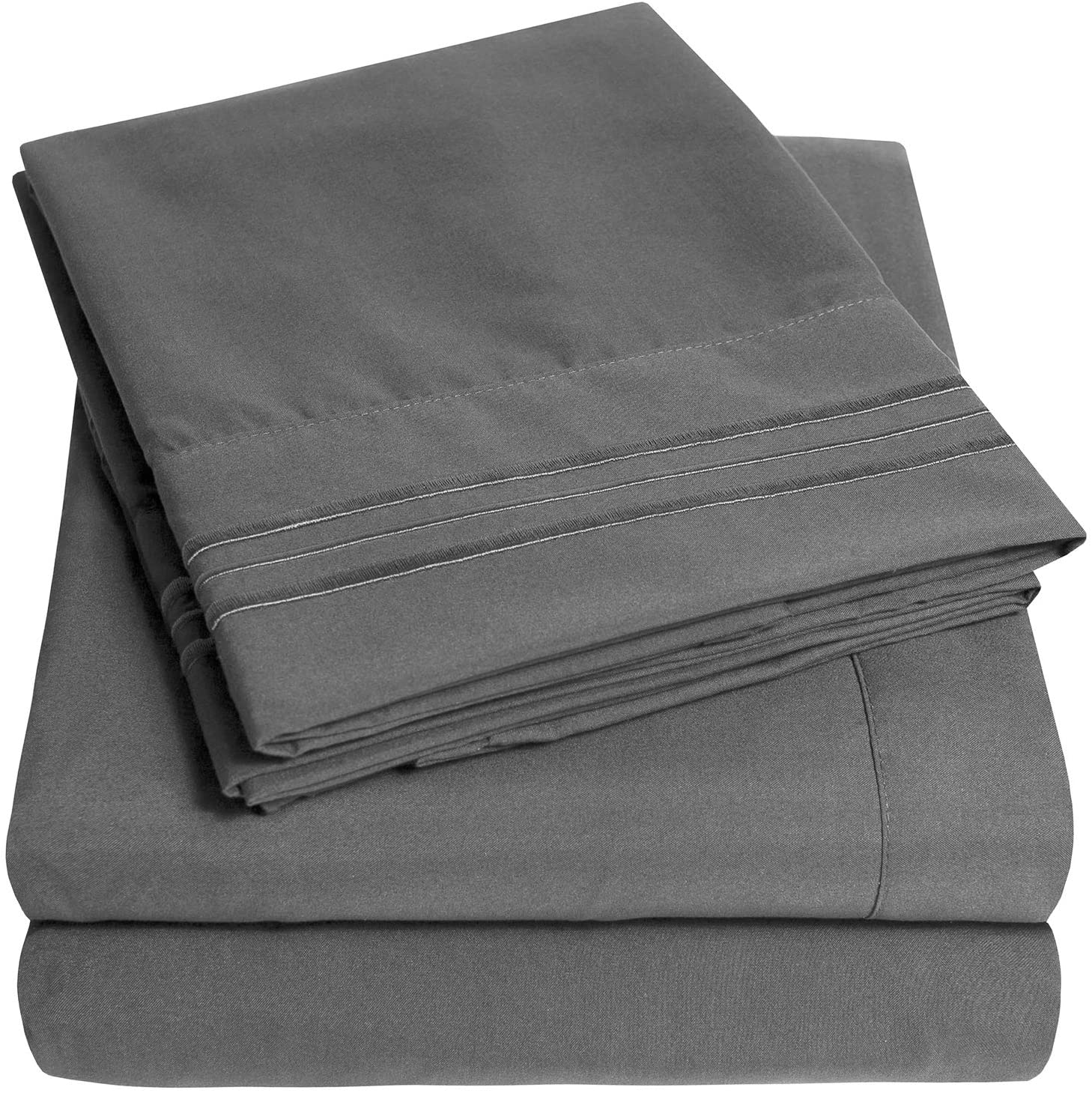 Price:$28.99 Supreme Collection Extra Soft RV Queen Sheets Set, Gray - Luxury Bed Sheets Set with Deep Pocket Wrinkle Free Bedding, Over 40 Colors, RV Queen Size, Gray : Home & Kitchen
