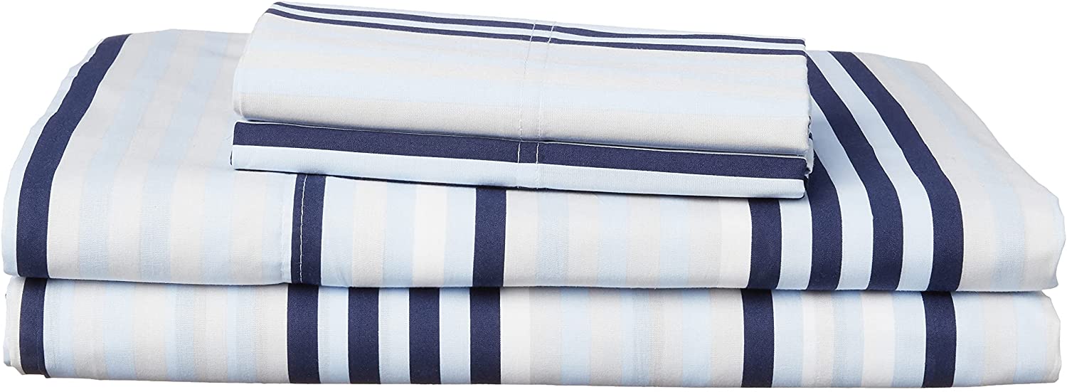 Price:$59.99 Hilfiger Ocean Stripe Sheet Set, Queen : Everything Else