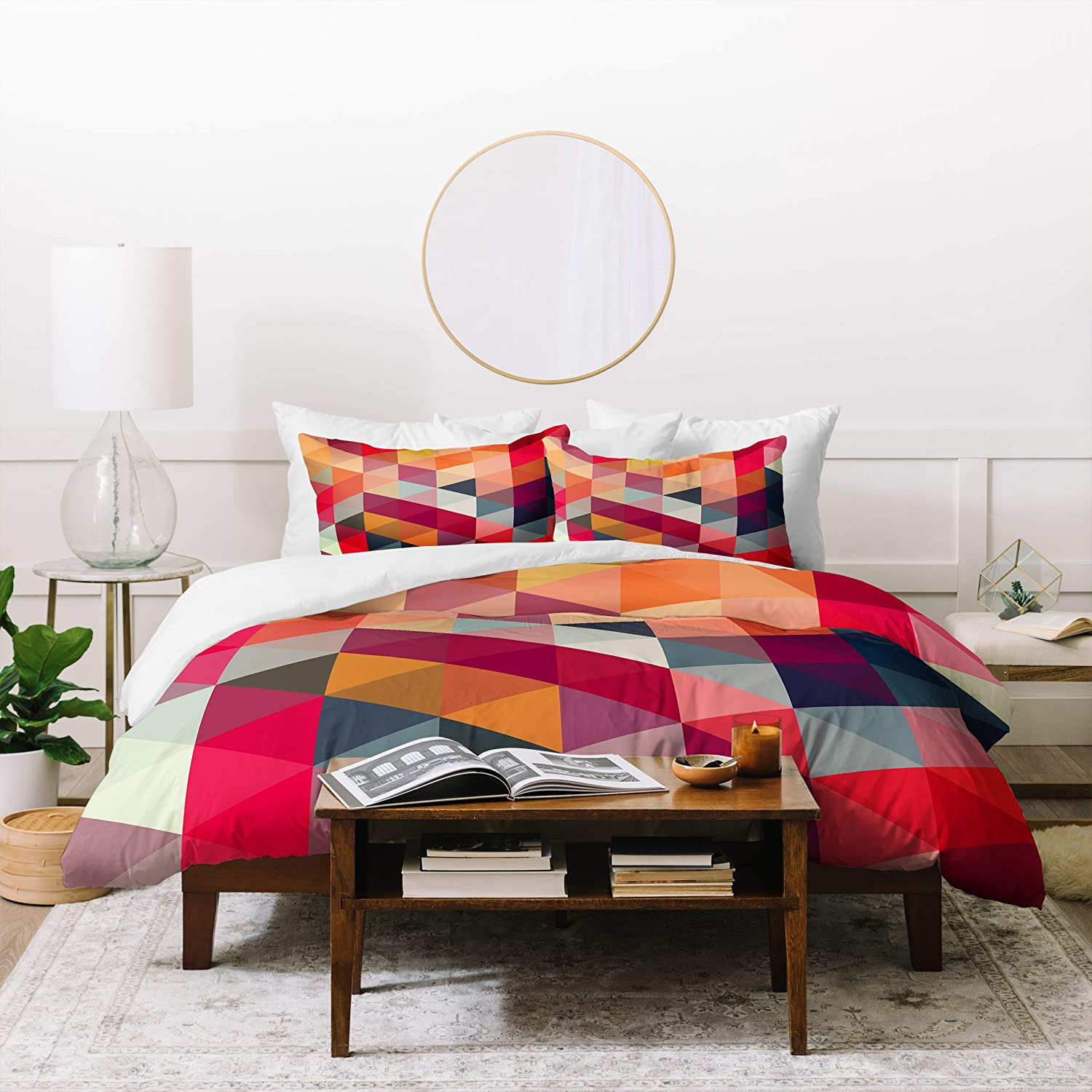 Price:$177.10 Designs Three of The Possessed Modele 4 Duvet Set with Two Pillow Shams, Full/Queen, Multi : Everything Else