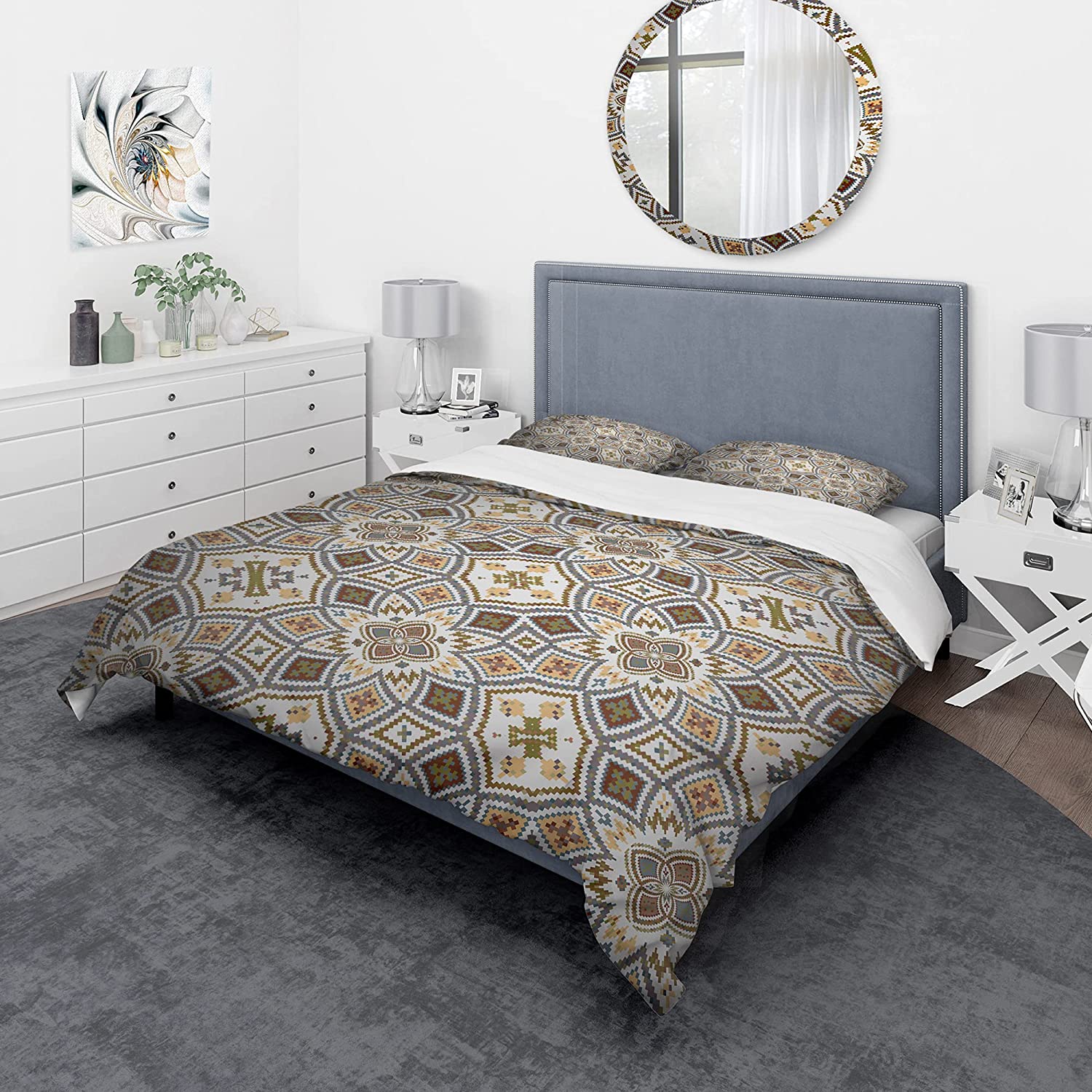 Price:$120.04 Mosaic Ceiling' Modern & Contemporary Duvet Cover Set : Home & Kitchen