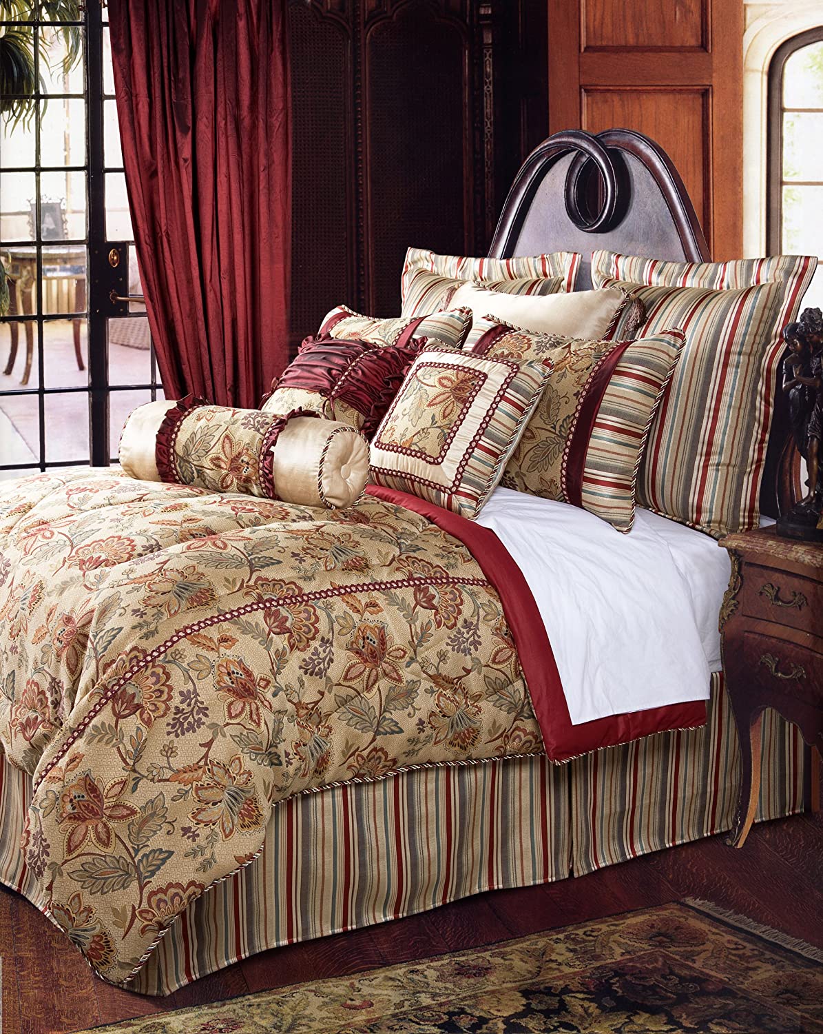 Price:$330.94 Taylor 4 Piece Dempsey Bedding Duvet Set, Full : Home & Kitchen