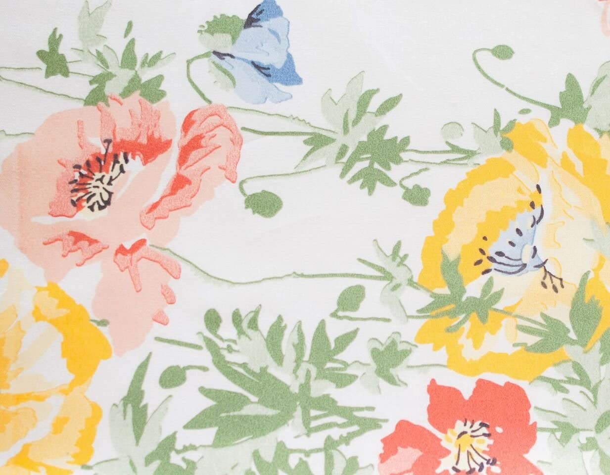 Price:$415.03 Fine Linens Italian Linens Blossom Queen Duvet Sheet Set, Floral/Multicolor : Home & Kitchen
