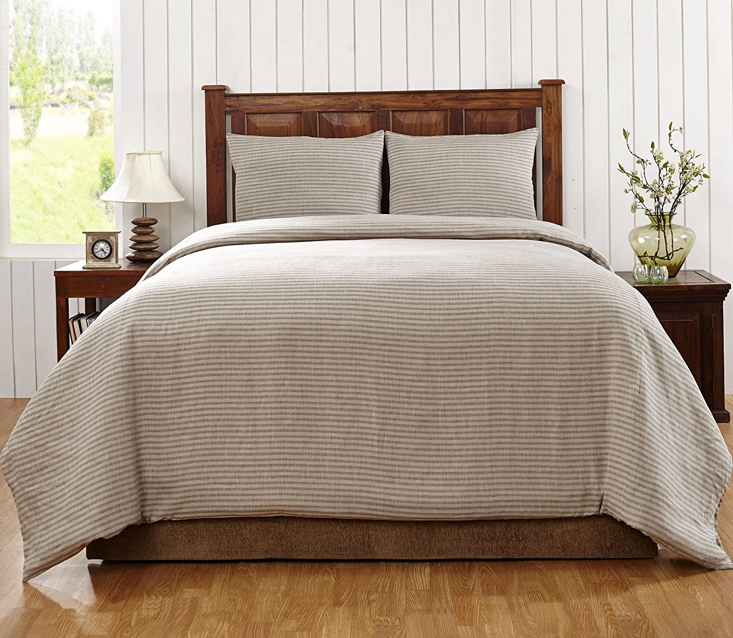 Price:$213.71 Home Florence Duvet Cover 3-Piece Set, Queen : Home & Kitchen