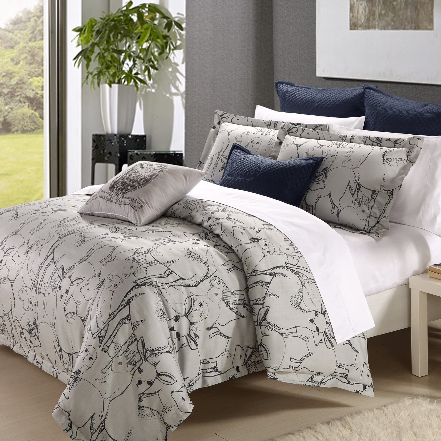Price:$203.99 HOME Nygard Home Woodland Duvet Cover Set, Queen : Home & Kitchen