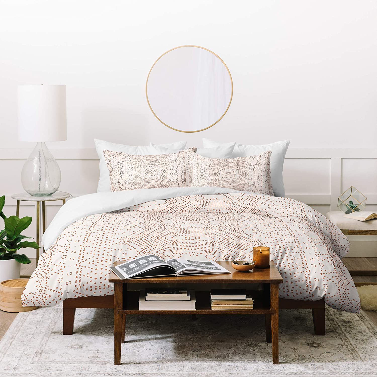 Price:$173.99 Designs Holli Zollinger Marrakeshi Duvet Set with Two Pillow Shams, Queen/Full, Neutral : Home & Kitchen
