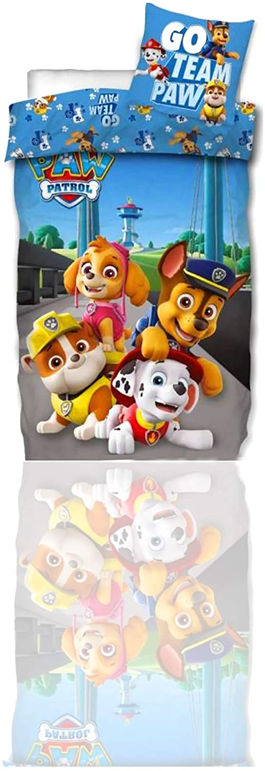 Price:$24.99 Duvet Set Paw Patrol Duvet Cover&Pillowcase,Single Bedding Set, (200X 140cm) : Home & Kitchen