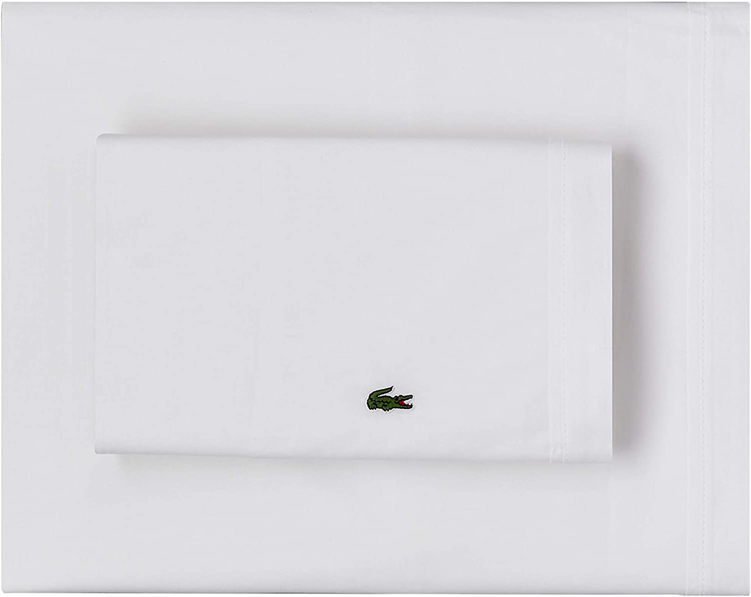 Price:$50.25 100% Cotton Percale Sheet Set, Solid, White, Twin Extra Long : Home & Kitchen