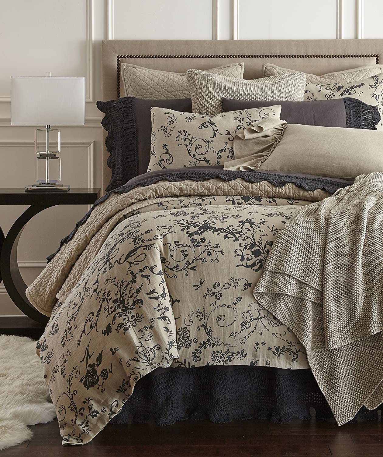 Price:$339.41 Home Flora Duvet Cover Set, King : Home & Kitchen