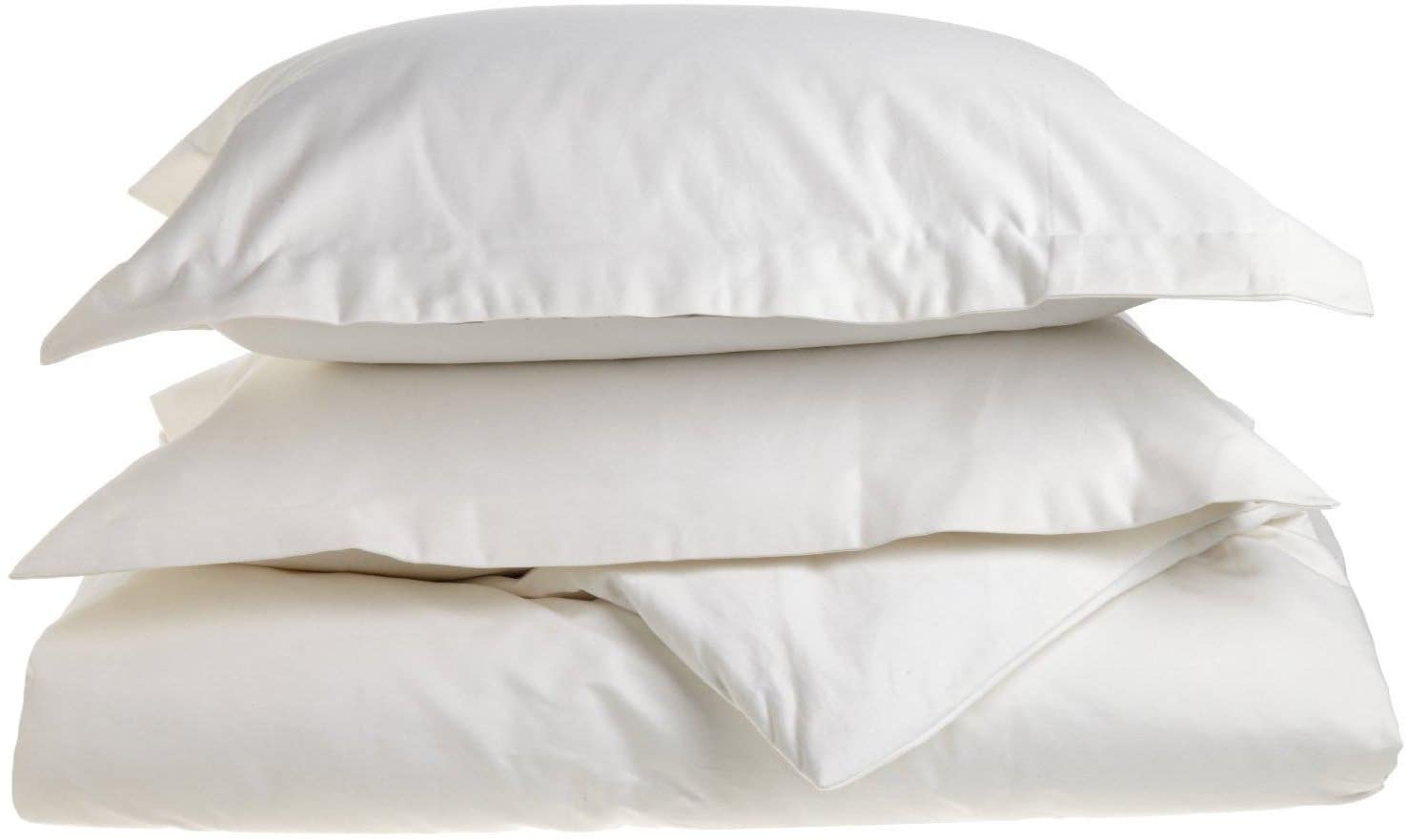 Price:$207.99 1500-Thread-Count Duvet Cover Set, Long-Staple Cotton, Full/Queen, White : Home & Kitchen