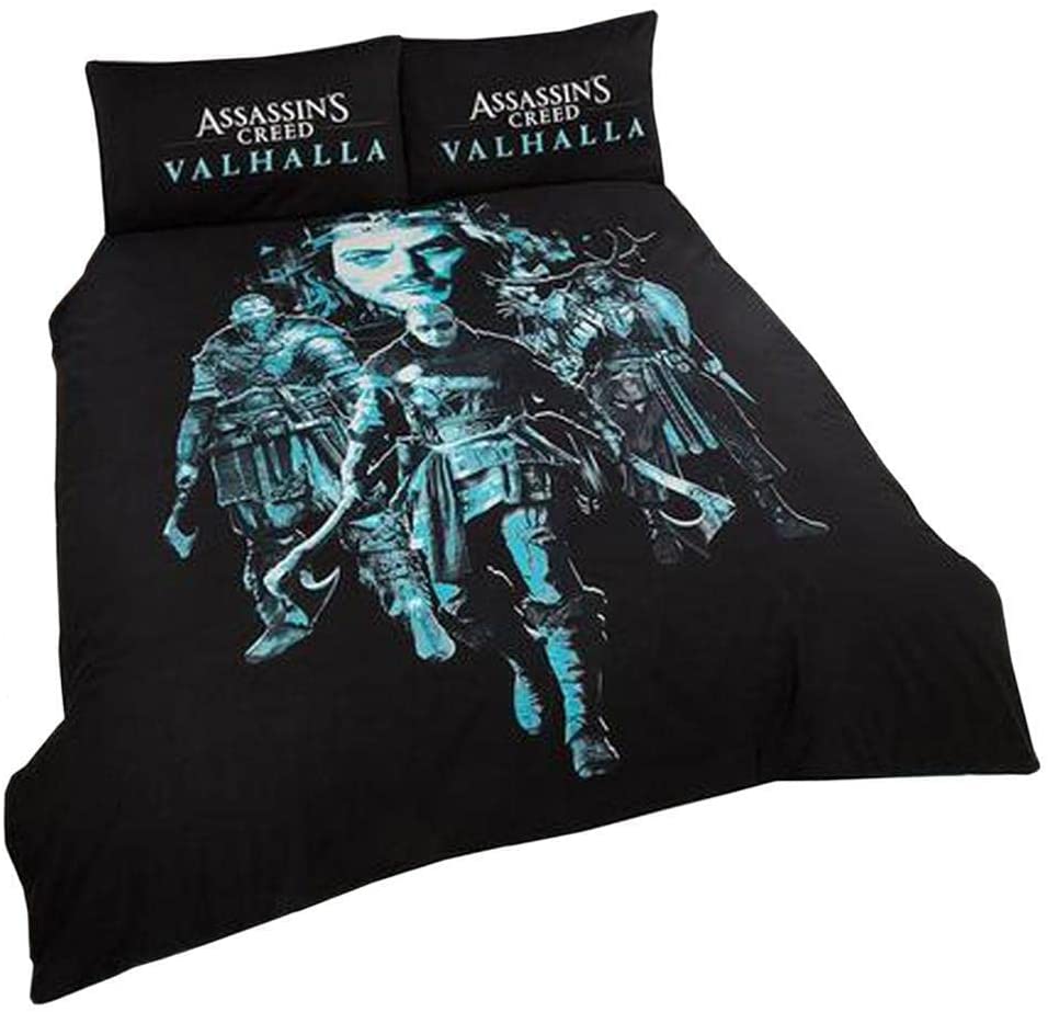 Price:$49.99 Creed Valhalla Double Duvet Cover and Pillowcase Set : Home & Kitchen