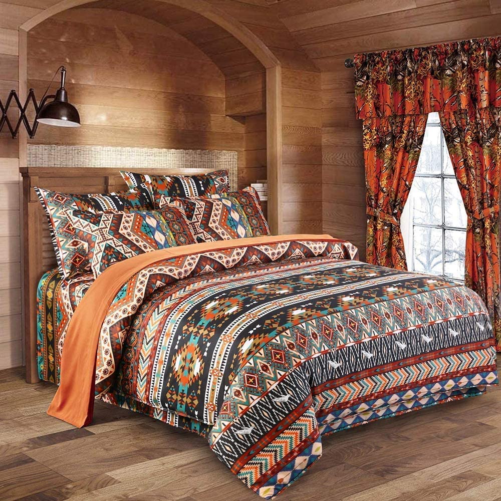Price:$36.99 Bohemian Duvet Cover Set King Boho Chic Floral Striped Bedding Set Super Soft Microfiber Indian Tribal Duvets Cover Southwestern Exotic Mandala Comforter Cover Orange : Home & Kitchen