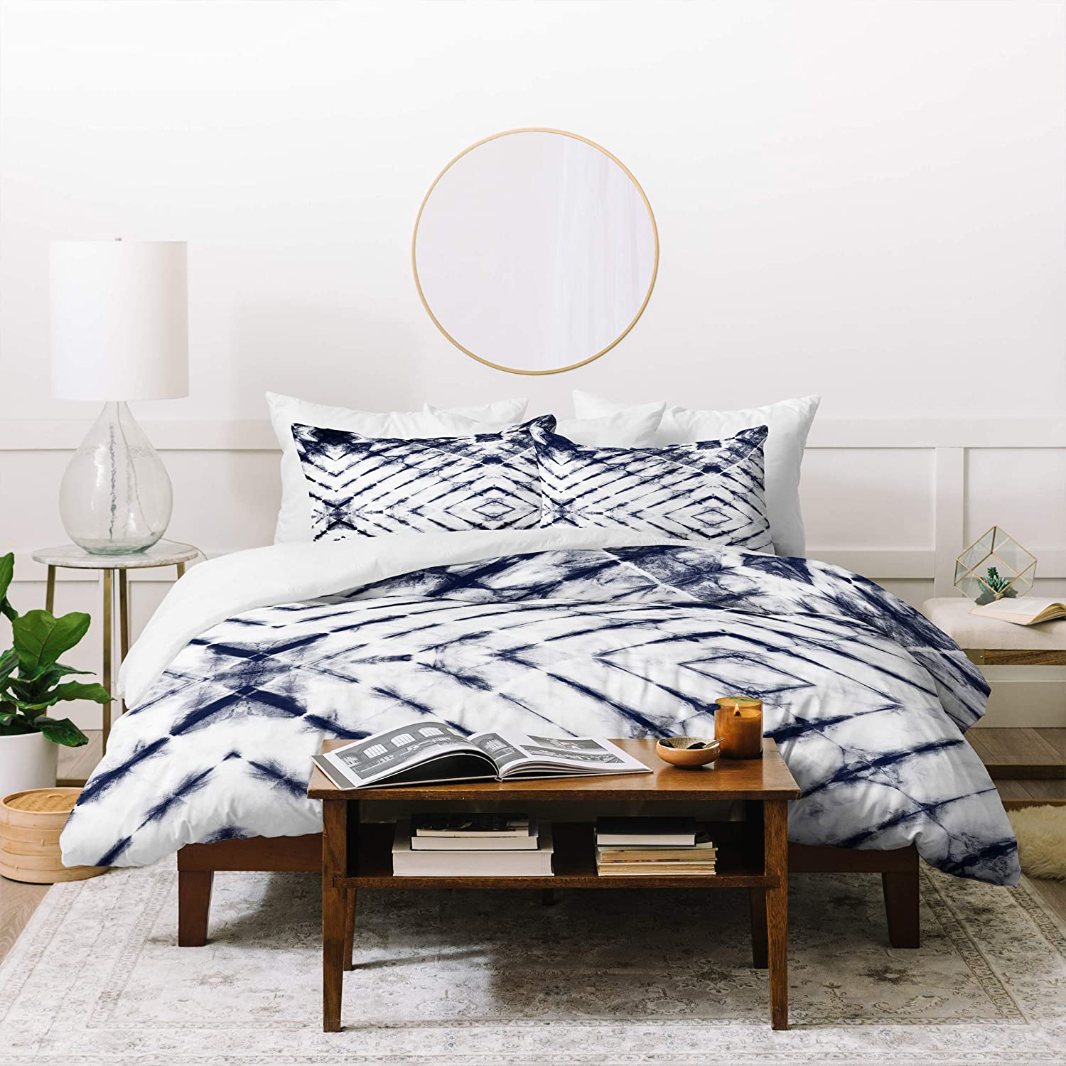 Price:$127.99 Designs Little Arrow Design Co. Shibori Tie Dye Duvet Set with Pillow Sham, Twin, Blue : Everything Else