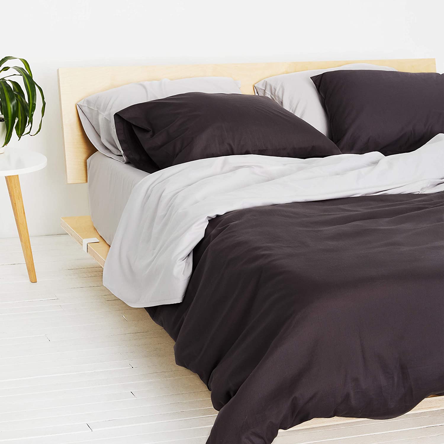 Price:$178.00 Luxury Duvet Set 100% Organic Himalayan Cotton | Incredibly Soft Ultra-Light & Premium Quality | Fair Trade Certified (Charcoal, Queen) : Home & Kitchen