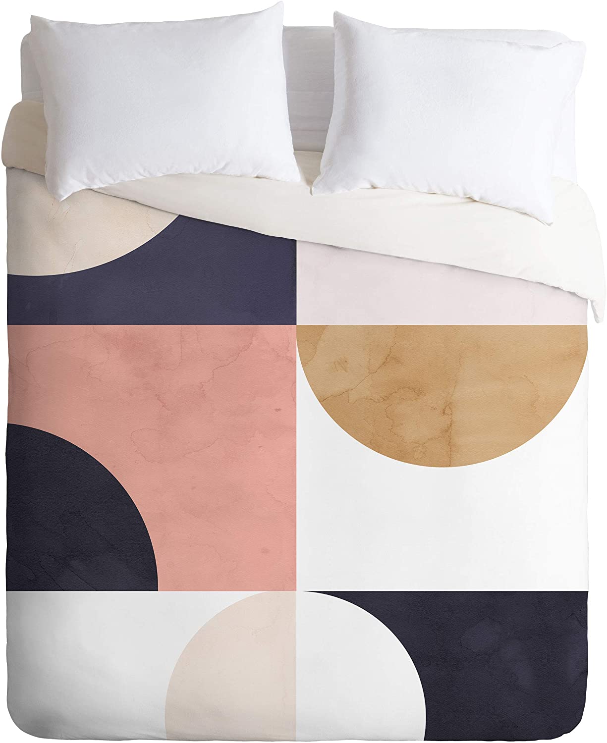 Price:$149.00 Emanuela Carratoni Geometric Moontime II Duvet Cover Set, 88" x 88", Pillowcases: 30" x 20”, Multi : Home & Kitchen