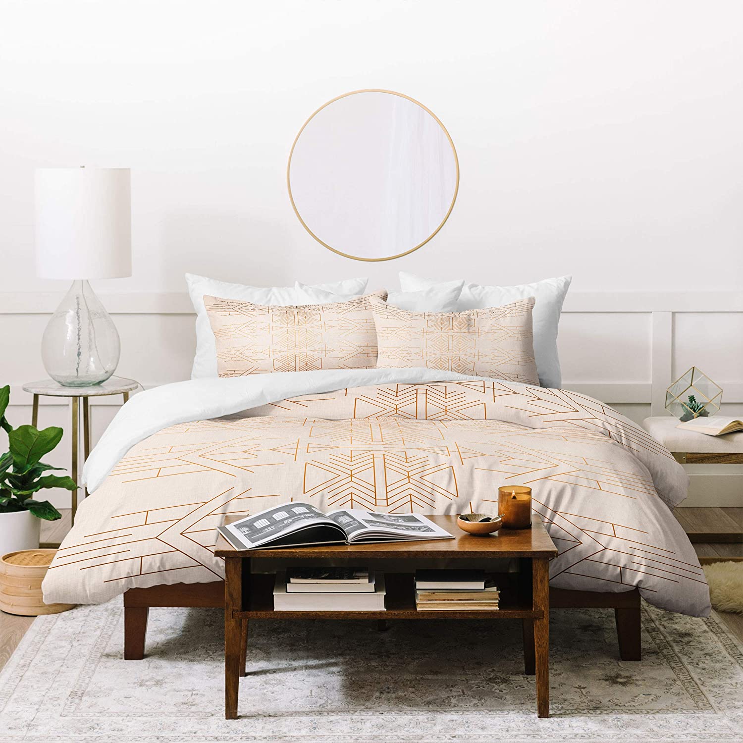 Price:$203.42 Designs Holli Zollinger Esprit Duvet Set with Two Pillow Shams, King, Neutral : Everything Else