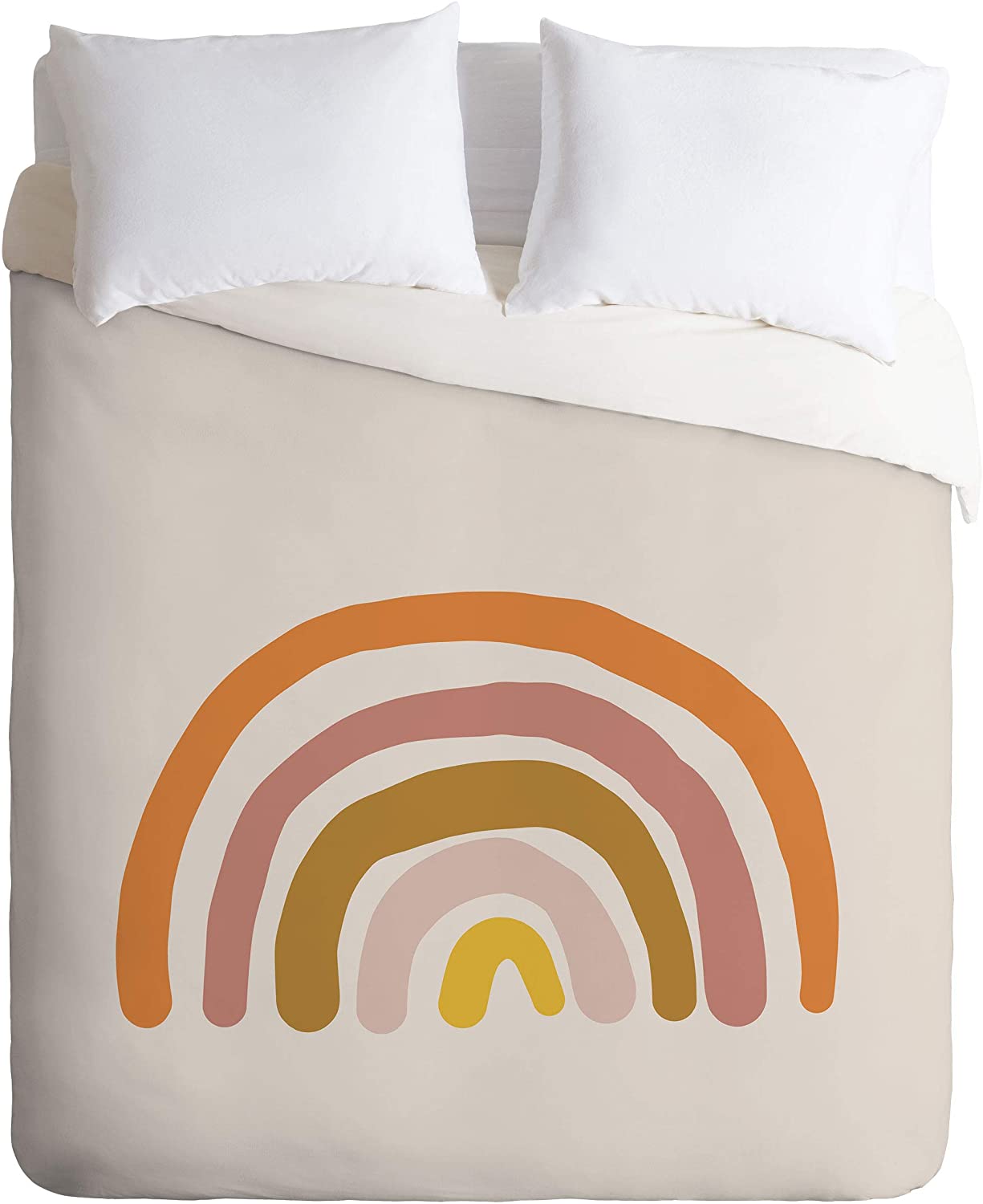 Price:$42.18 Urban Wild Studio Paint Rainbow Full/Queen Duvet Cover and 2 Pillow Shams Set, Multi : Home & Kitchen
