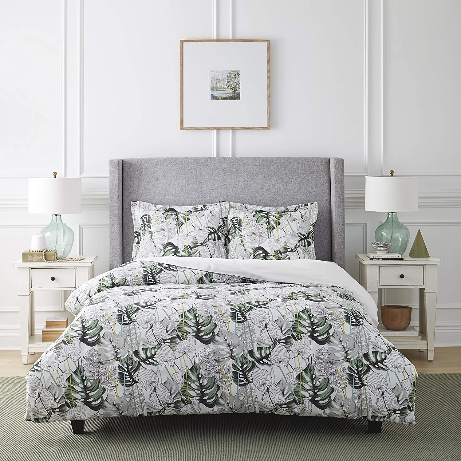 Price:$45.61 Combed Cotton Printed Duvet Set : Home & Kitchen