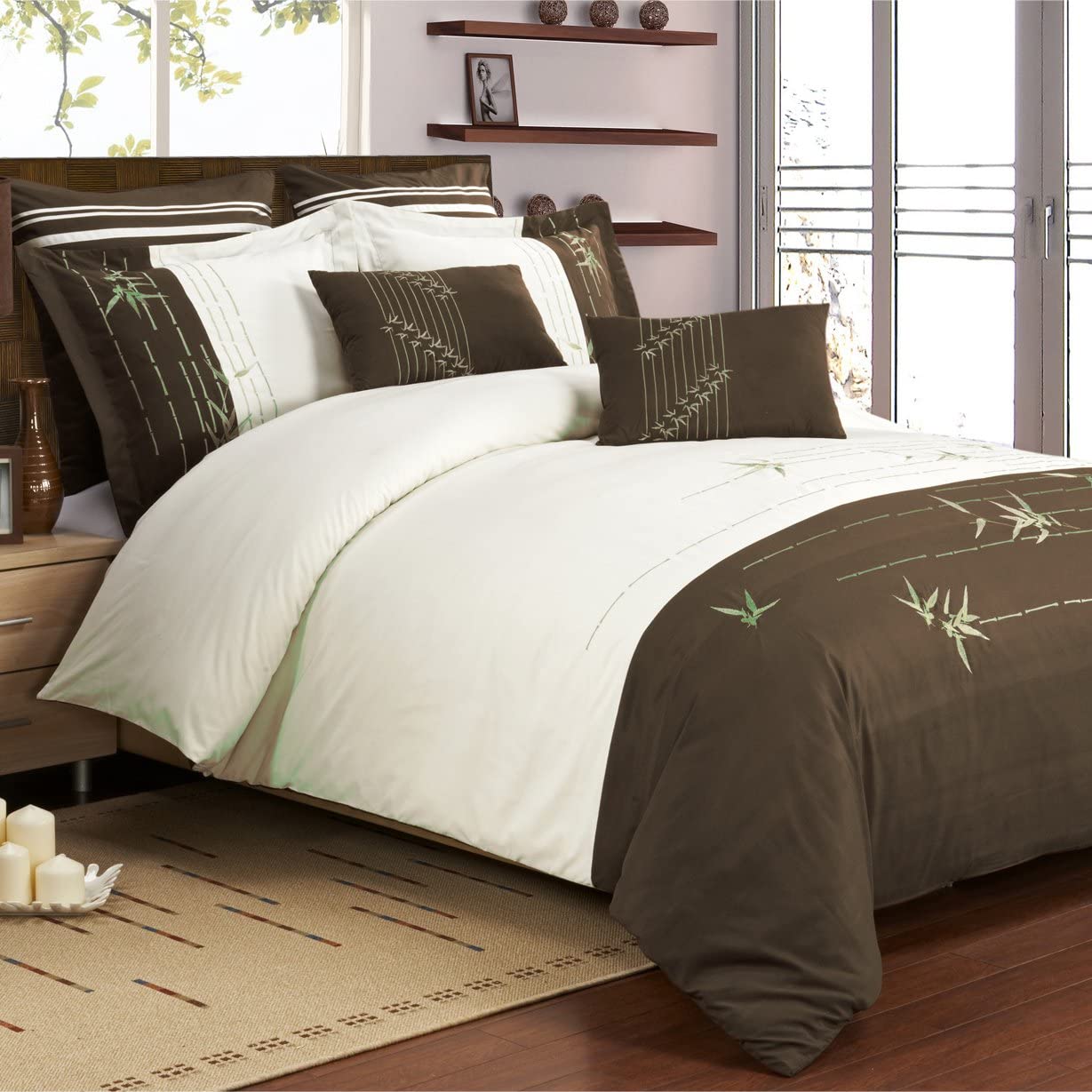 Price:$76.92 7-Piece Duvet Cover Set, Queen : Home & Kitchen
