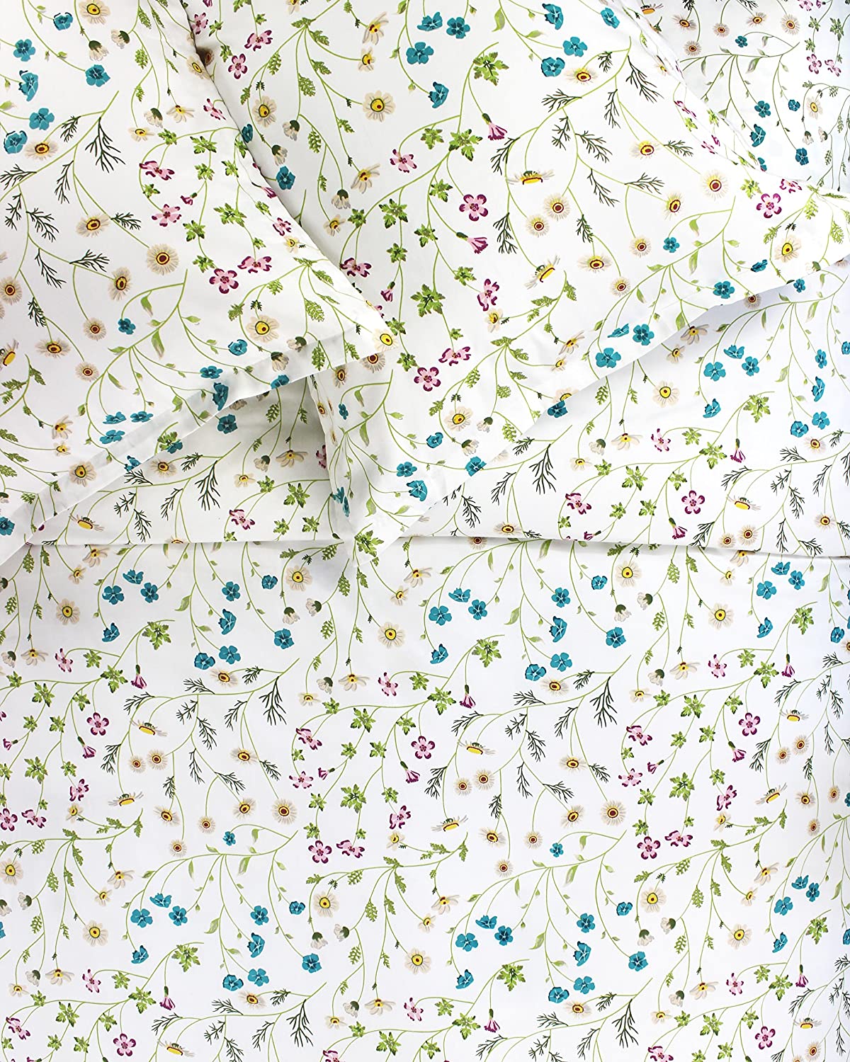 Price:$109.99 Home 400TC Series Wildflower Duvet Set, King, Multi : Everything Else