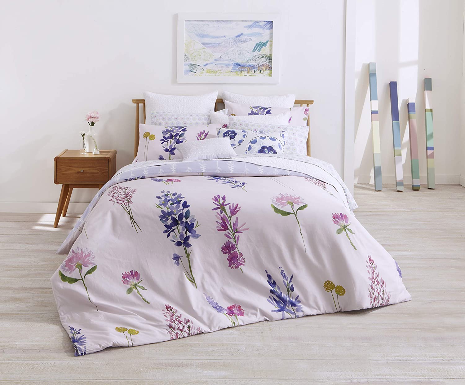 Price:$89.99 Murran Duvet Set, King, Blush : Home & Kitchen