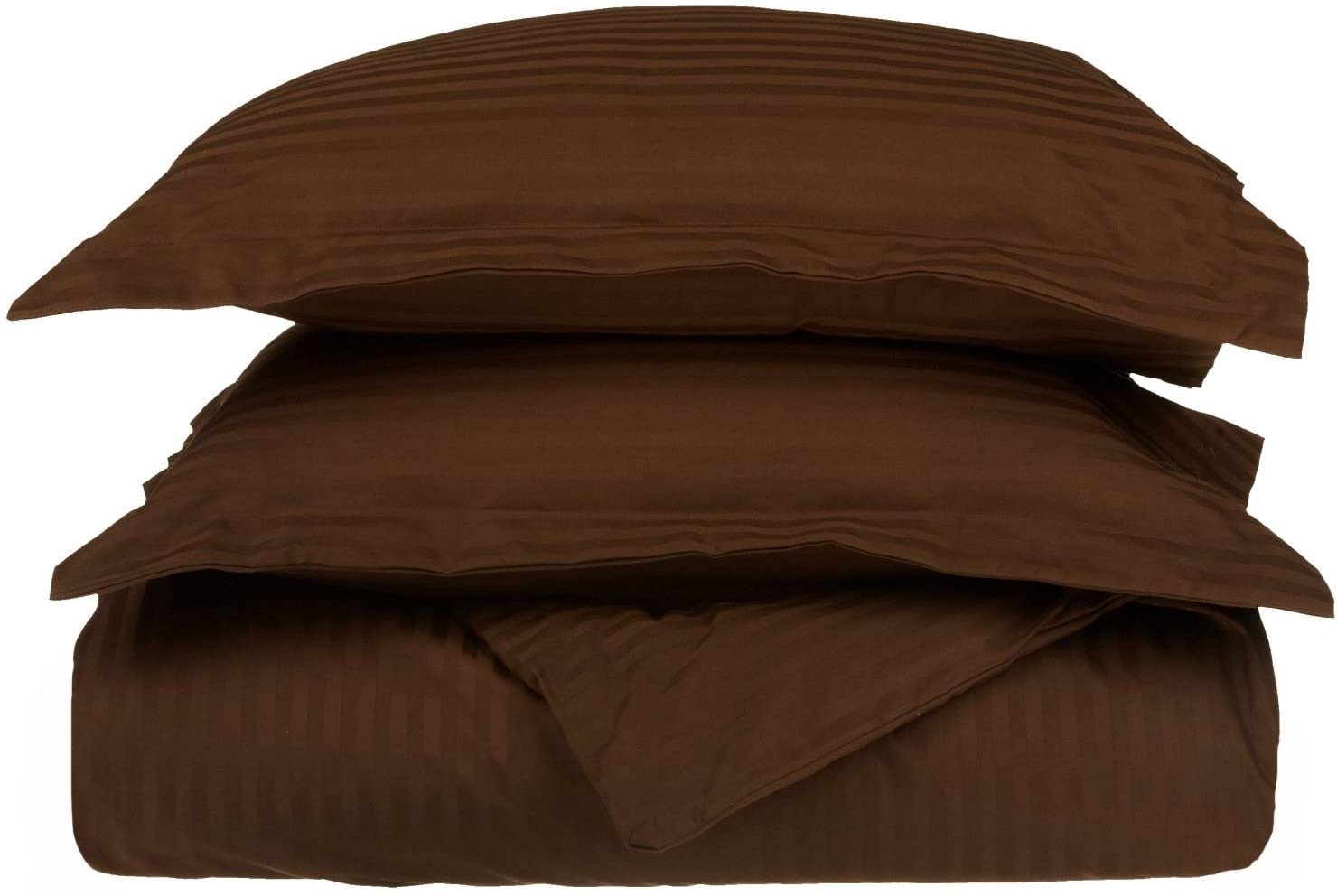Price:$96.81 650KCDC STCH Duvet Cover Set, King/California King, Chocolate, 3 : Home & Kitchen
