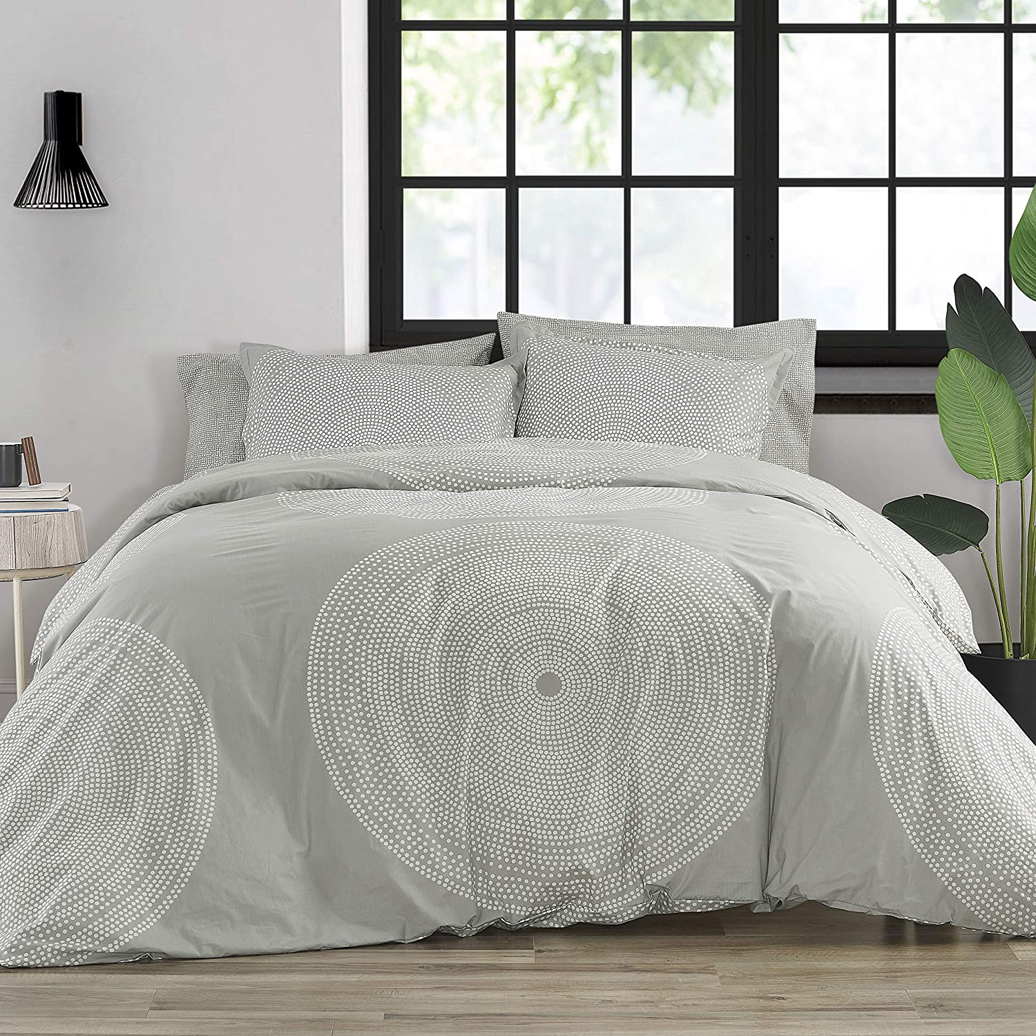 Price:$109.99 Fokus Duvet Cover Set, Grey : Home & Kitchen