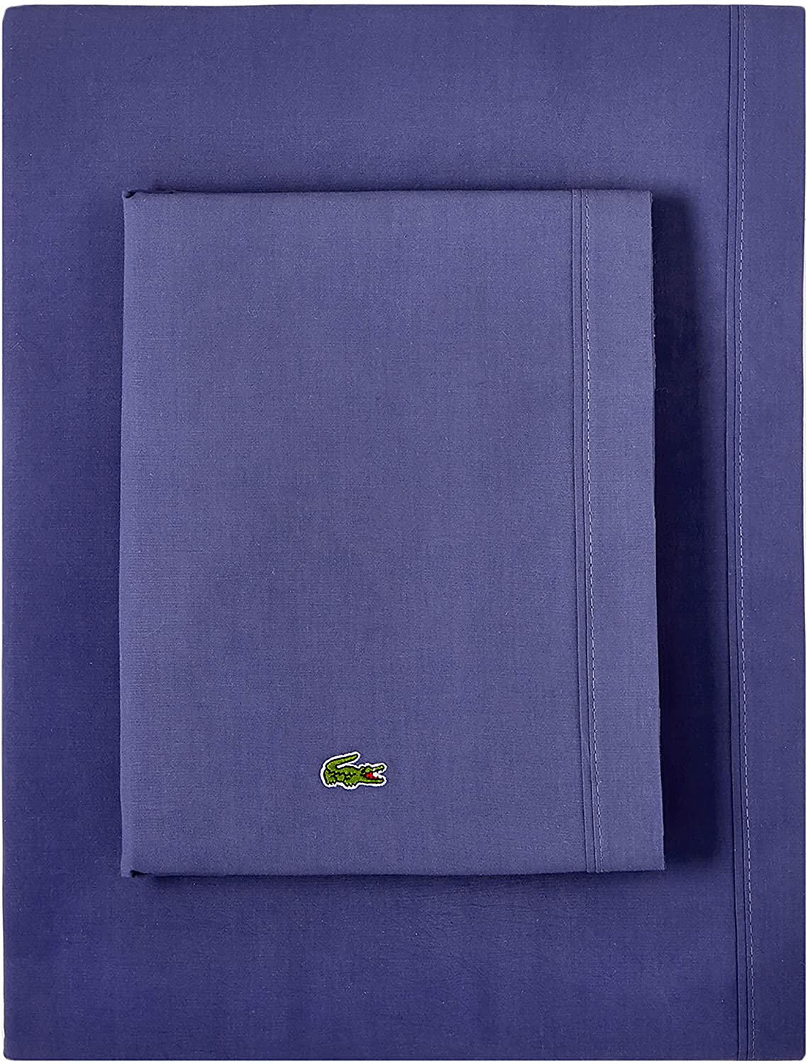 Price:$87.07 Cotton Percale 3-Piece Sheet Set, King, Solid, Marine Blue : Home & Kitchen