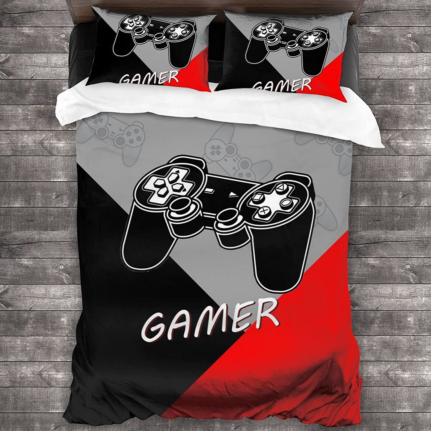 Price:$32.99 Bedding Sets Twin Duvet Cover 3 Piece Cute Bed Set for Boys Girls Kid with 1 Duvet Cover + 2 Pillowcase,Bed Sheets : Home & Kitchen
