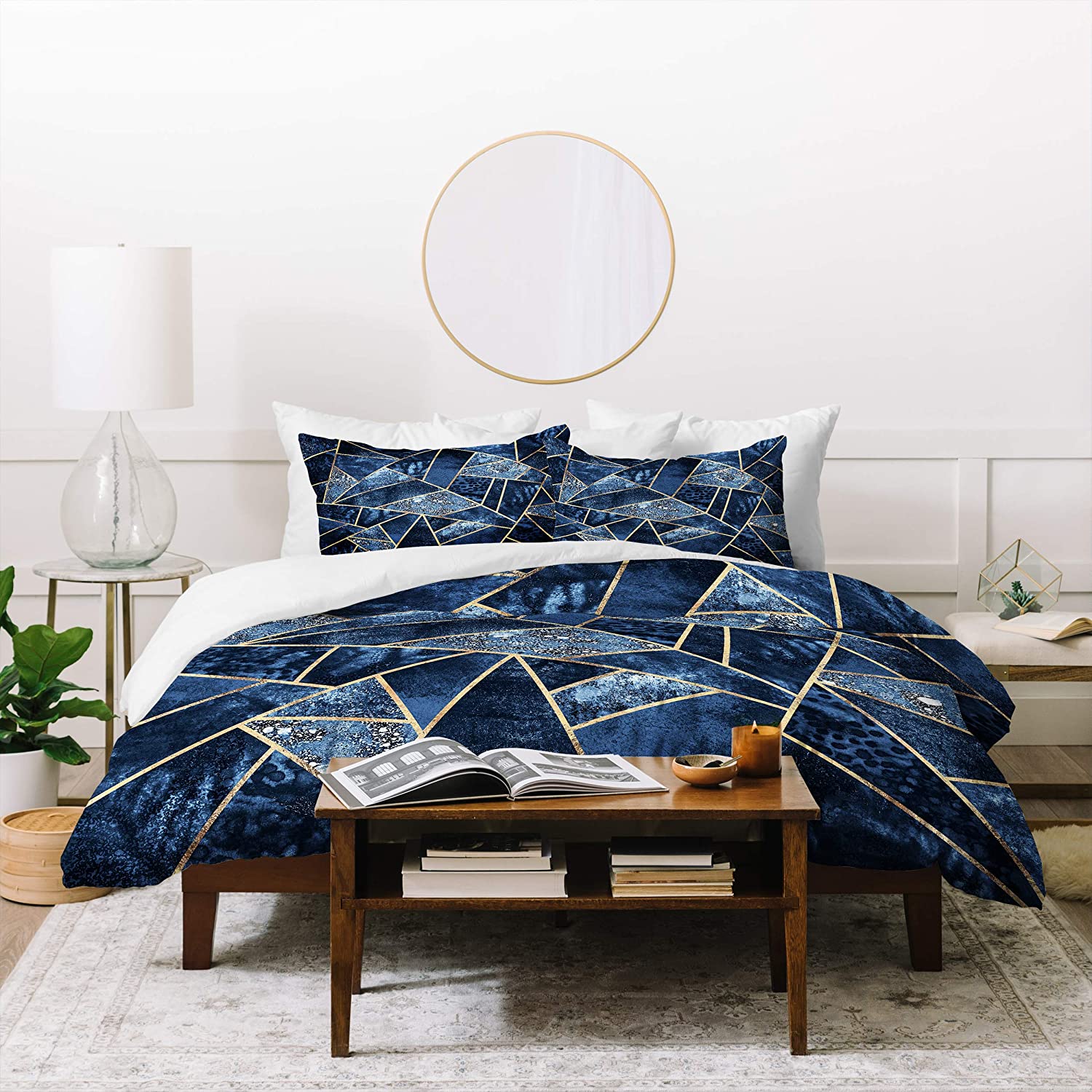 Price:$132.65 Designs Elisabeth Fredriksson Blue Stone Duvet Set with Pillow Sham, Twin : Home & Kitchen