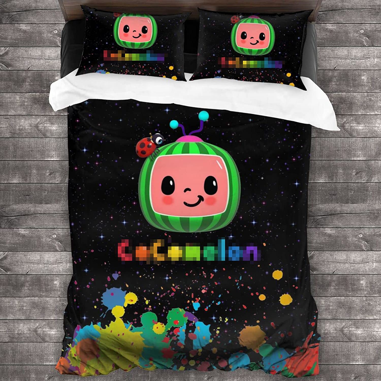 Price:$70.99 Bedding Sets Twin Duvet Cover 3 Piece Cute Bed Set for Boys Girls Kid with 1 Duvet Cover + 2 Pillowcase,Bed Sheets : Home & Kitchen